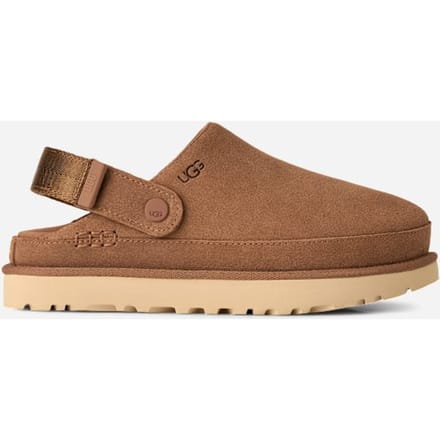 UGG® Goldenstar Clog for Women in Brown, Size 4, Suede/Polyester