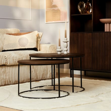 Starfurn - Salontafel Madison - Bruin - 70x70x45 cm