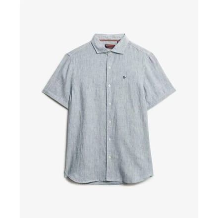 Superdry - Linnen SD Vacation overhemd met borduursel - Heren - Shirts