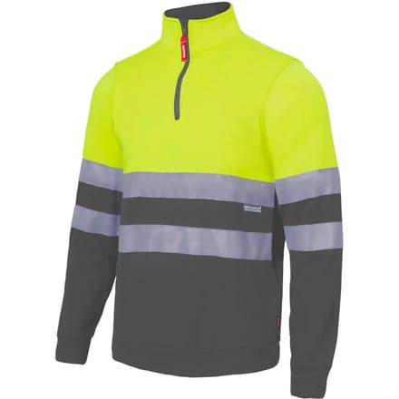 Hoodie met rits hoge zichtbaarheid Velilla