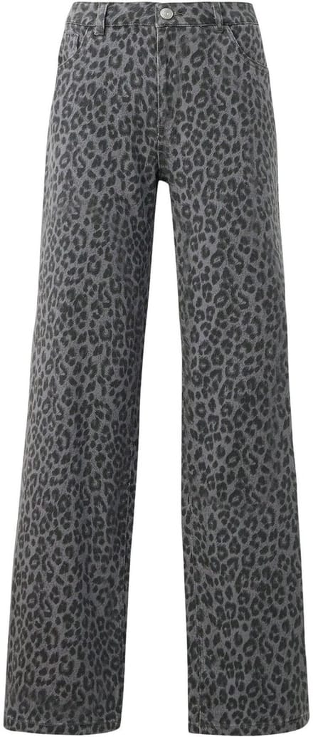 Only Cobain Mie Reg Wide Animal Broek Dames - Maat 30/34