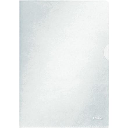 Esselte Standaard Zichtmap A4 - 30% Pre-consumer Gerecycled Plastic - Transparant - 100 Stuks