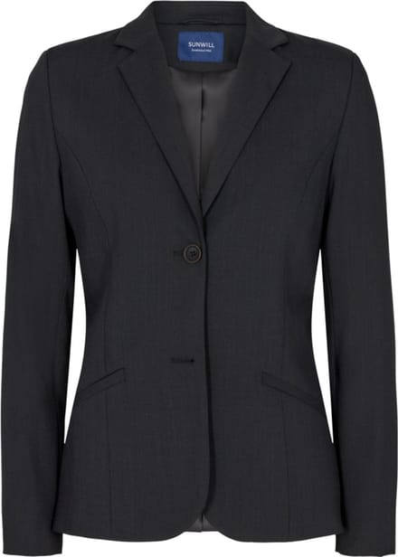 Sunwill Women's Regular Fit Traveller Blazer dames blazer | Antraciet | Maat 38