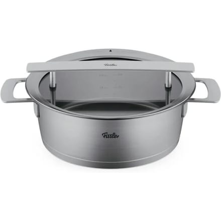 Fissler Phi Collection Soeppan met Downdraft Glasdeksel 24cm - laag