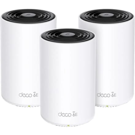 TP-Link Deco XE75 Pro AXE5400 Tri-Band Mesh WiFi 6E System (3-Pack) - Mesh router 802.11a/b/g/n/ac/ax (Wi-Fi 6E)