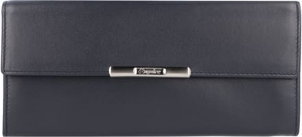 Esquire Helena Portemonnee Leer 18 cm - Dames - Horizontaal - blau