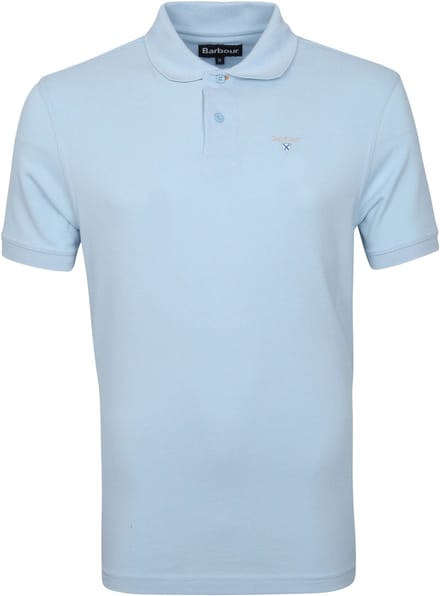 Barbour Basic Pique Polo Lichtblauw - Maat M - Heren