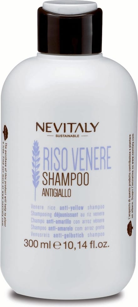 Nevitaly Riso Venere, shampoo voor blond haar die gele tinten neutraliseert, 300ml