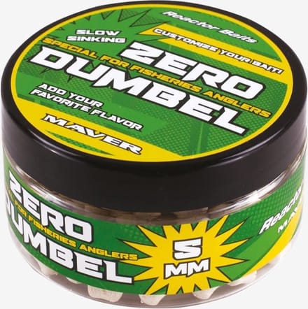 Maver Reactor Baits Zero Dumbel 5mm Slow Sinking (40g) - Kleur : White