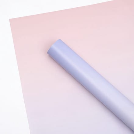 Mech-Mech - Florale folie - Gradient Lila + Roze - Vellen 50x58 cm