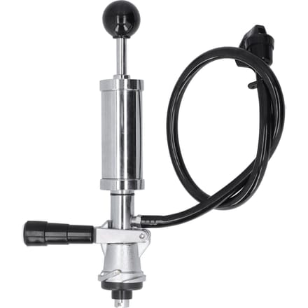 Bierfust Partypomp met Tap Slang RVS Thuisbrouwaccessoire voor Amerikaanse S Systeem Fusten gray
