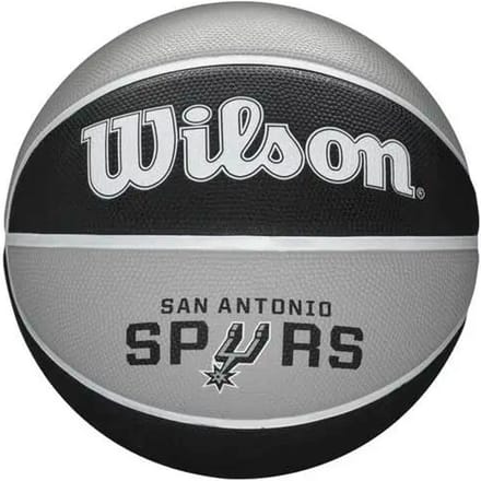 Wilson Nba Team Tribute San Antonio Spurs Basketbal Zilver 7