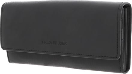 FREDsBRUDER Leren Portemonnee PGL Flappy Wallet Antracite Grijs