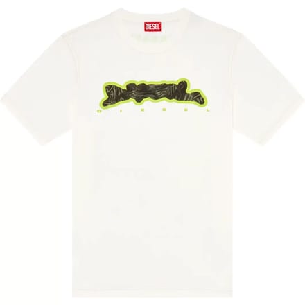 Diesel Just N16 T-shirt Met Korte Mouwen Wit M Man