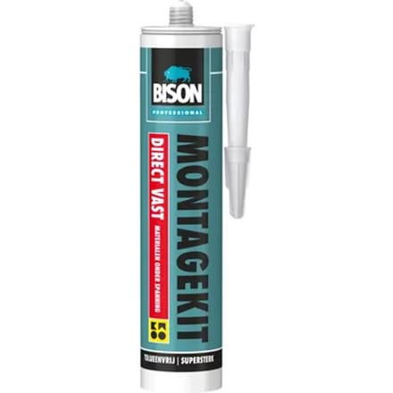 Bison professional direct vast montagekit beige - 380 gram