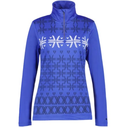 LUHTA AHJOLA Dames Ski pully - Blauw - S