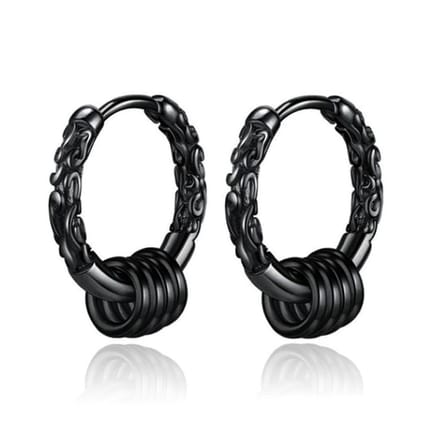 LGT JWLS Oorringen mannen - Rings Gunmetal