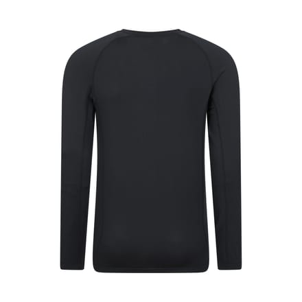 Mountain Warehouse Heren Vermont Base Layer Top (Zwart)