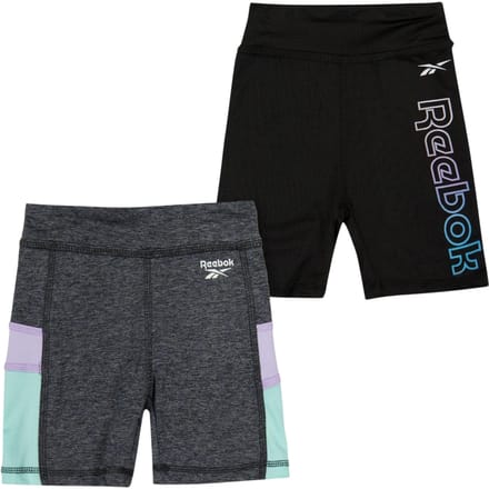 Reebok Meisjes Shorts (Set van 2) (Middernacht)
