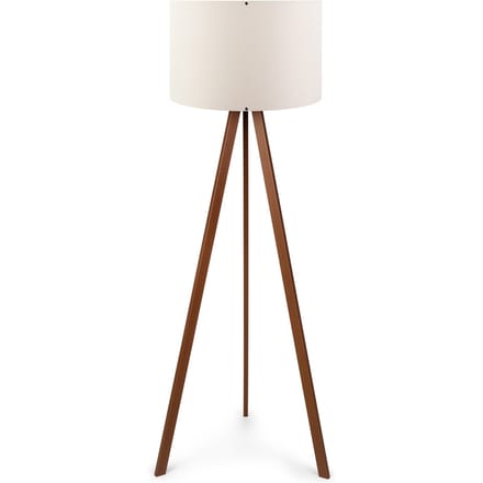 Asir Driepoot Vloerlamp - Hout - 150 cm Hoog - Naturel