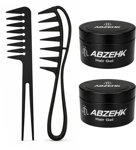Haargel - Ultra Hard Touch - Transparant - 450ml - Abzehk - Met Styling Kam - Haarstylingtools