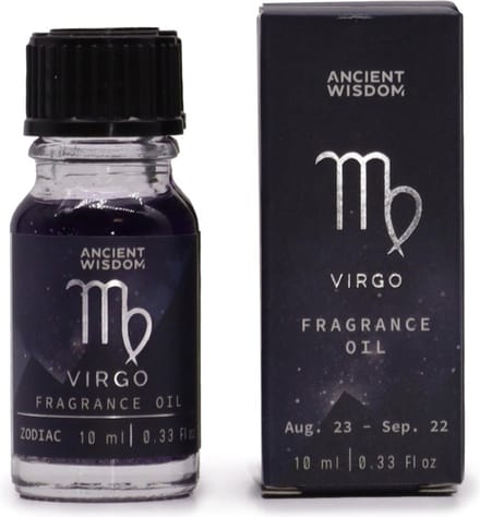 Ancient Wisdom Zodiak – Panna - Geurolie - 10 ml - Natuurlijk - Bio Brokat