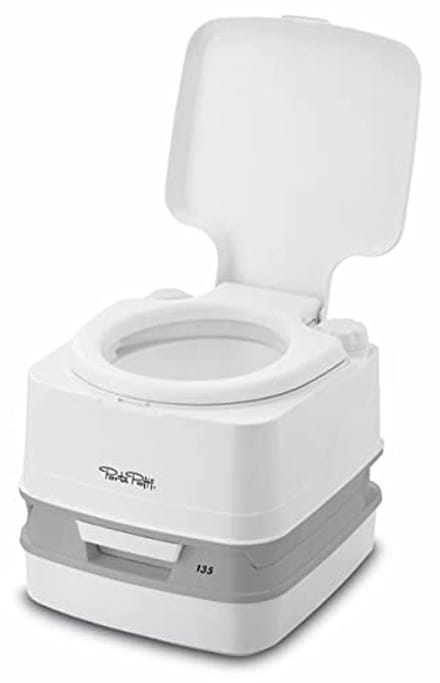 Draagbaar Toilet met Roterende Uitgiettuit