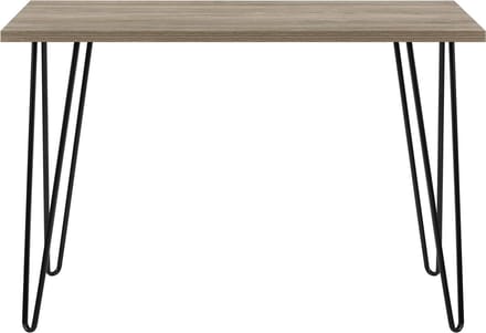 Owen-Bureau - Eikenlook/Zwart Metaal
