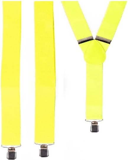 Rubie's Bretels Unisex 75 Cm Geel