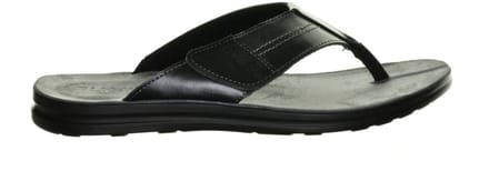 Fly Flot Teenslipper Zwart Leder maat 42