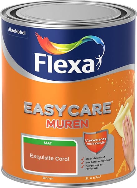 Flexa - Easycare Muren - Exquisite Coral - Mengverf - 1 L