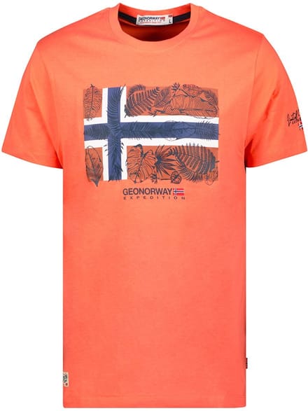 Geographical Norway Expedition T-shirt Ronde Hals Met Print - L