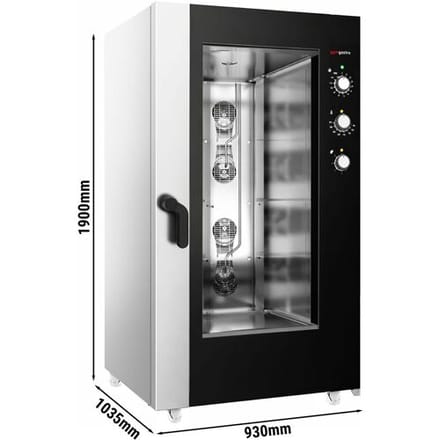 GGM Gastro Kombidämpfer - Manuell - 20x GN 1/1 - inkl. Gestellwagen