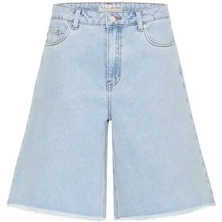 Hoge taille jeans shorts voor dames Pulz Jeans Collins