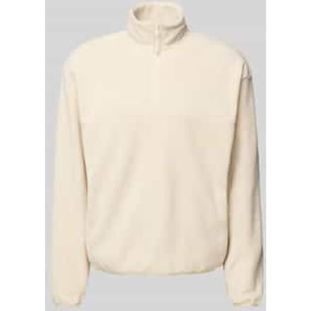 Fleecepullover met schipperskraag
