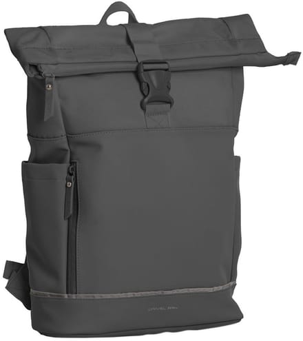 Daniel Ray Pittsburgh Rolltop Rugtas Coated 15,6" Donker Grijs