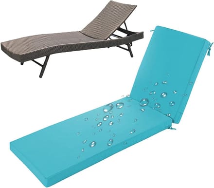 Tuinkussen - Loungekussen - Buiten Ontspannen - Waterdicht UV-bestendig - 200x60 cm - Grijs