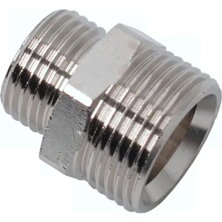 Sanivesk Draad Recht Verloop Chroom 1/2"m X 3/8"m