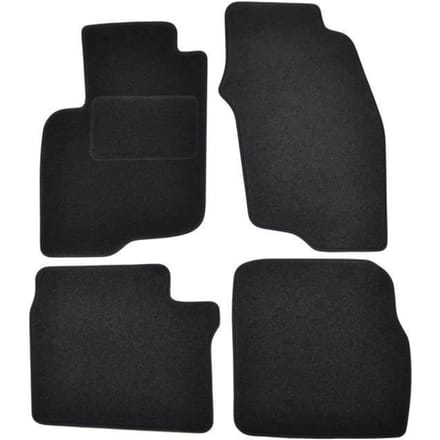 Tapis de sol - Mitsubishi - Space Star - Velours noir - Ajustement précis - Renforcé pédale