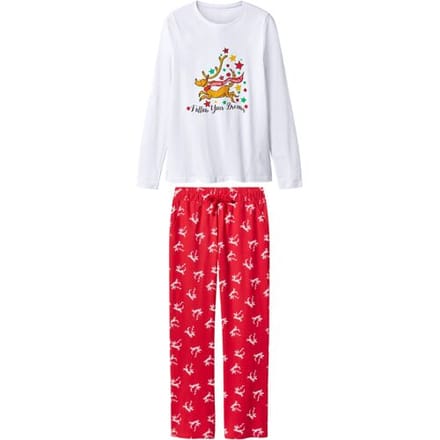 Lidl Dames kerstpyjama The Grinch (Wit/rood, M (40/42))