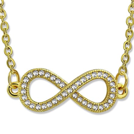 Amanto Ketting Donia - 316L Staal - Infinity - 9x25mm - 45cm