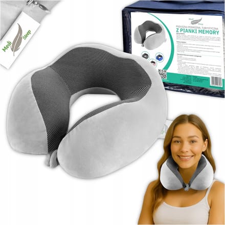 Medi Sleep - Reiskussen - Memory Foam - Ergonomisch - Aksamit