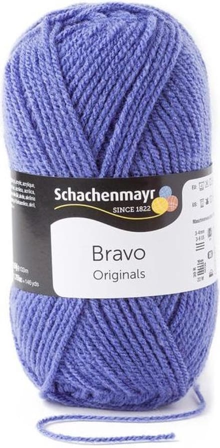 Bravo Wol - 50 gram -  Paars