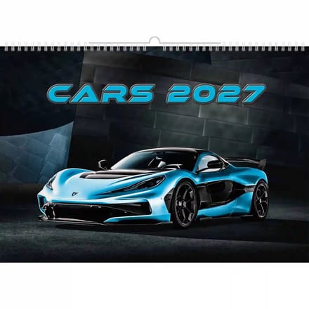C153-27 Sportwagens Kalender Kalender A3+ 2027