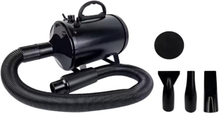 Professionele Haardroger 2800W - Voor Hond & Kat - Krachtige Bontblazer - Variabele Snelheid - 3 Nozzles - Sneldrogend