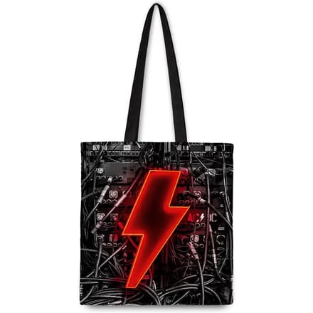Rocksax AC/DC - Pwr Up Tote bag - Zwart