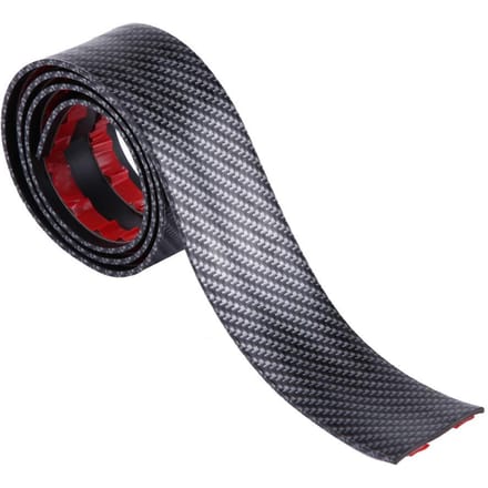 Autocollants de Voiture Caoutchouc Fibre de Carbone Style Protections de Seuil de Porte Universelles (5 * 100cm) gray