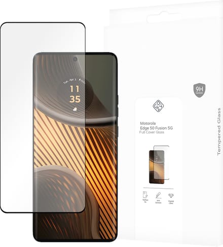 Cazy screenprotector geschikt voor Motorola Edge 50 Ultra (5G) - Screenprotector Full Cover Gehard Glas