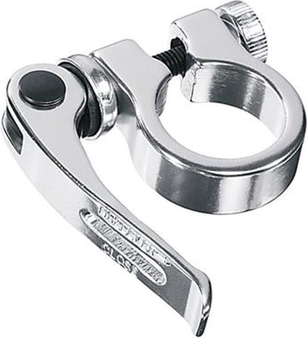 Zadelpenklem Ergotec SCQ-050 ø34.9 met snelspanner - zilver
