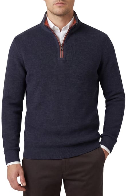 CASA MODA comfort fit schipperstrui - donkerblauw